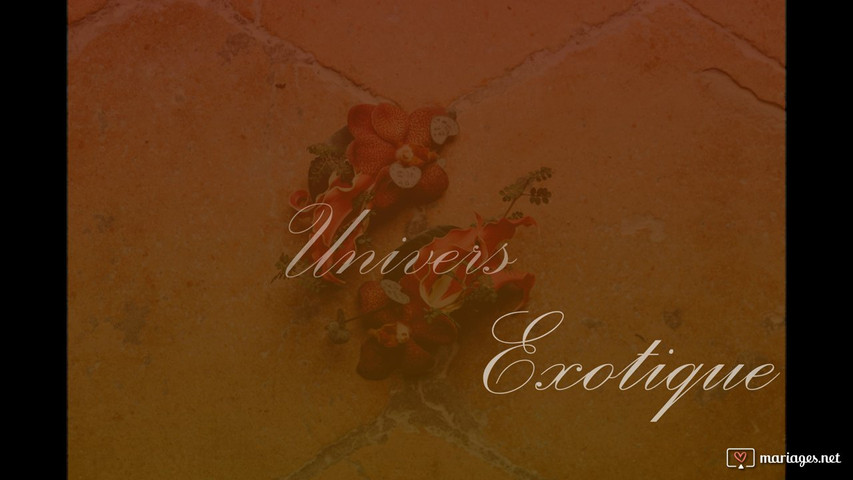Mariages thème exotique