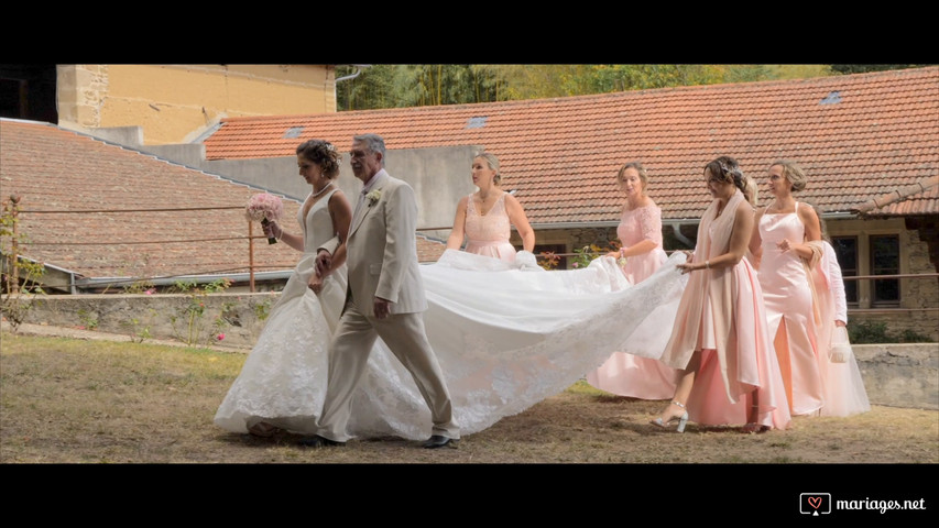 Clip vidéo de mariage au château d'Anjou