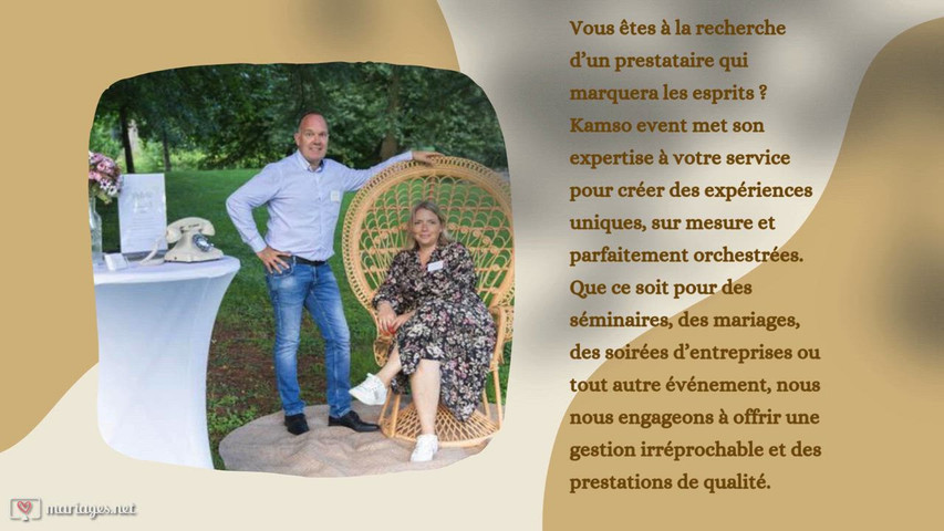 Kamso event mariages net 