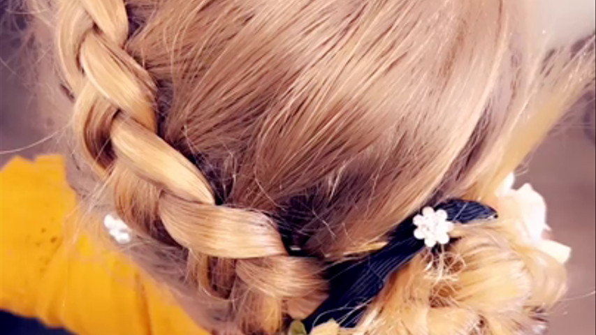 Chignon natte 