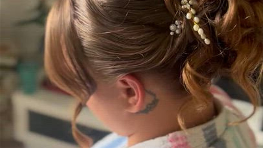 Chignon élégant mariée 