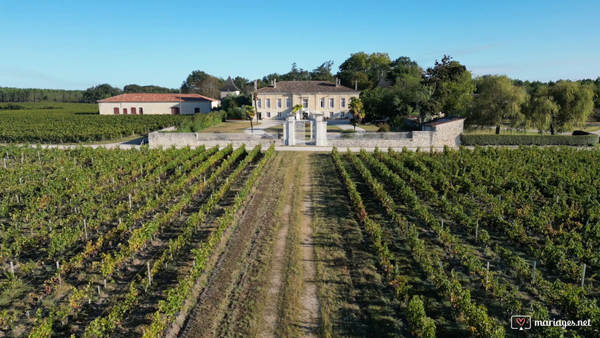 Château Balac vue du ciel