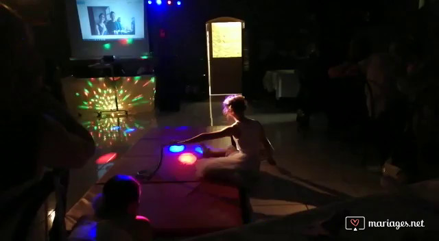 Jeux de lumieres sur petite salle