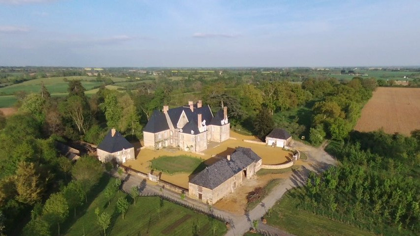 Martigné - une première découverte vue du ciel