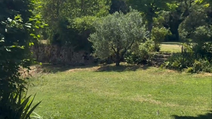 Un des jardins du domaine 