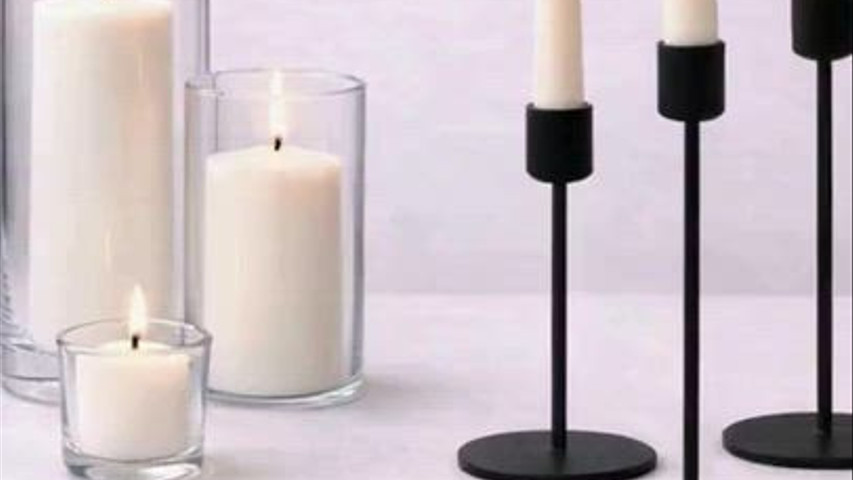 Bougies et bougeoirs