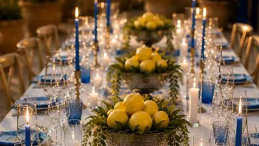Vases et fruits
