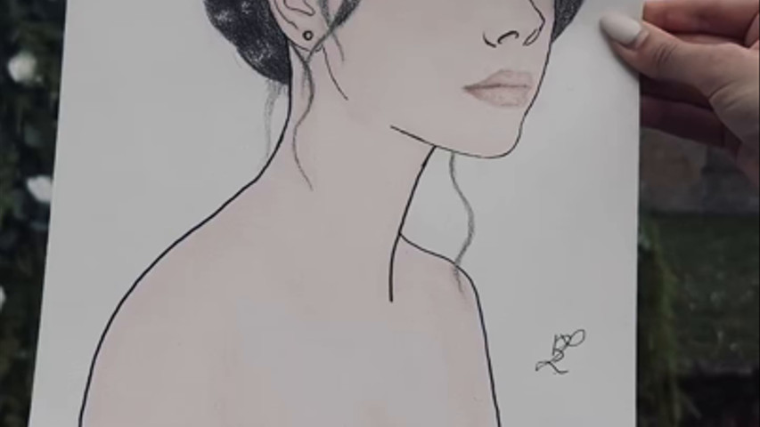 Face chart de la mariée