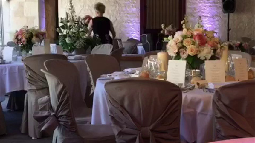 Décoration de la salle pour mariage