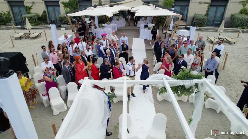 Sema et Marco ,Beach Wedding in Italy