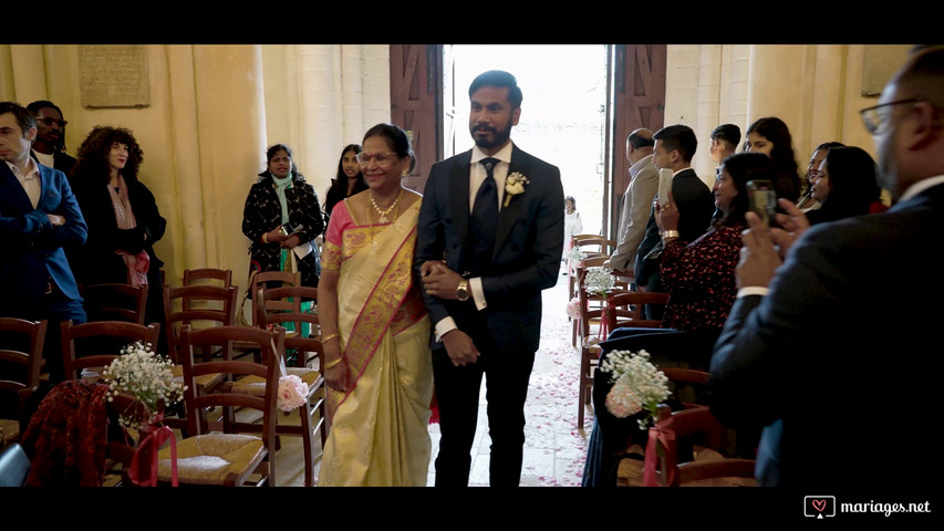 Christelle & Patrick Clip Eglise