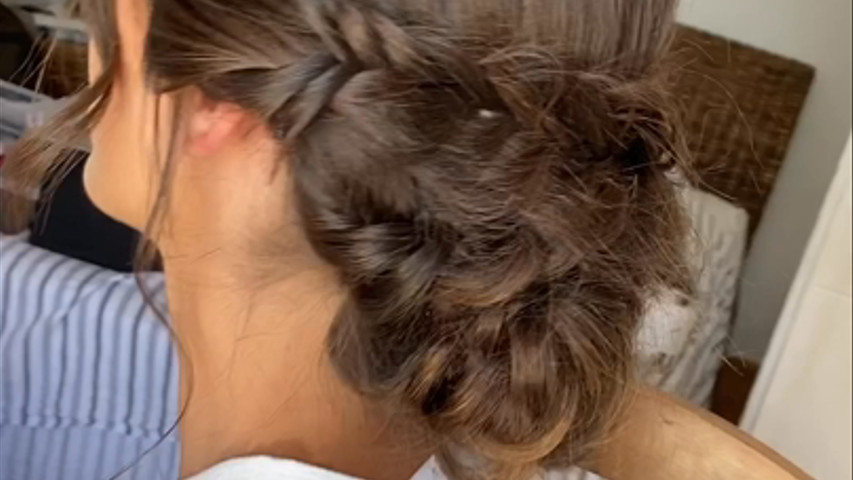 Maquillage mariée tons cuivrés