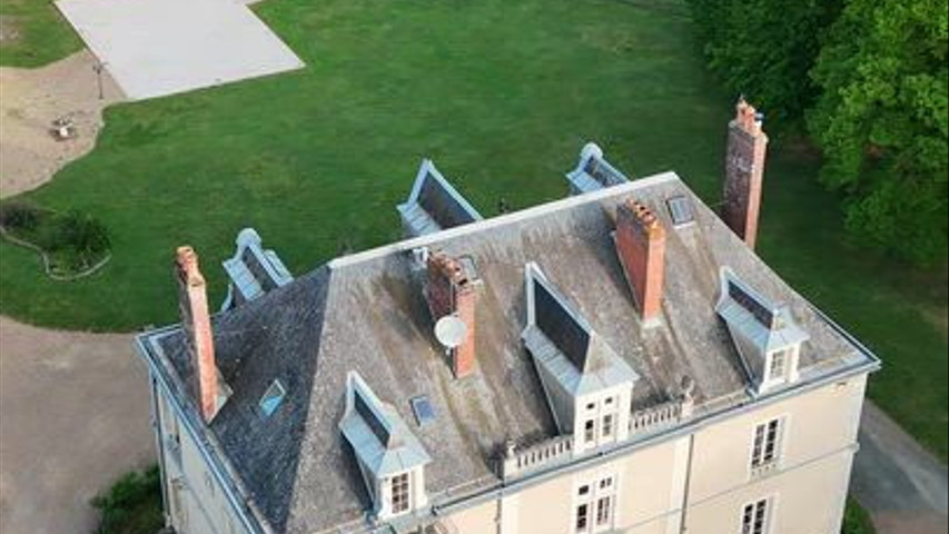Vue aérienne du Domaine