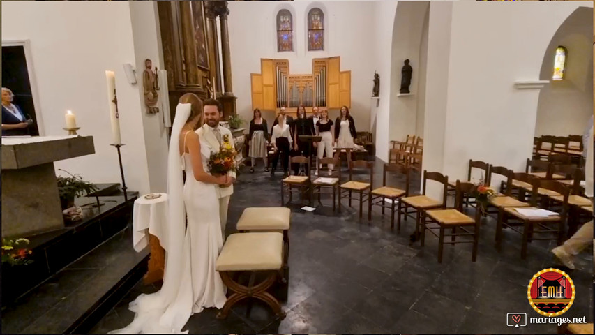 Mix mariage à l'église 