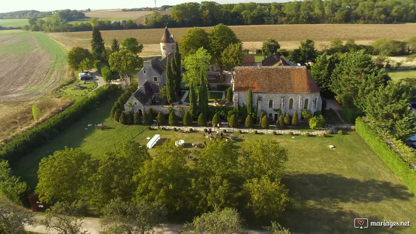 Le prieure de vernelle - Vue aérienne