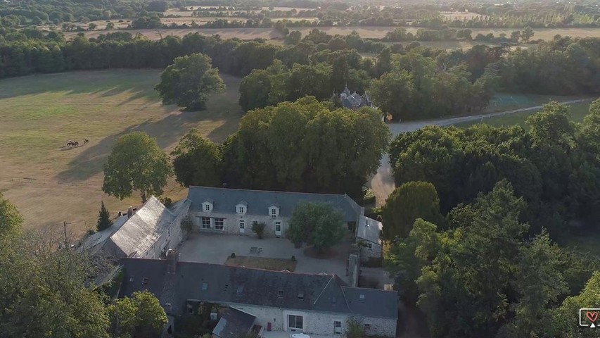 Le Domaine du Chalonge vu du ciel 