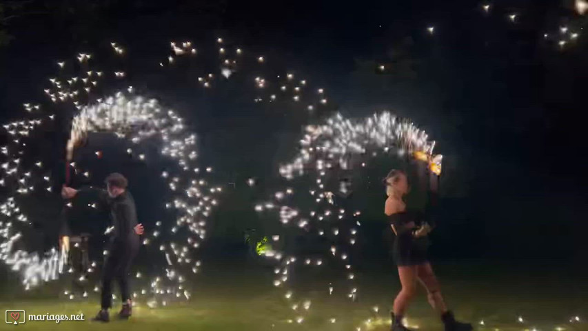 Vidéo final Pyrotechnie jet de scène