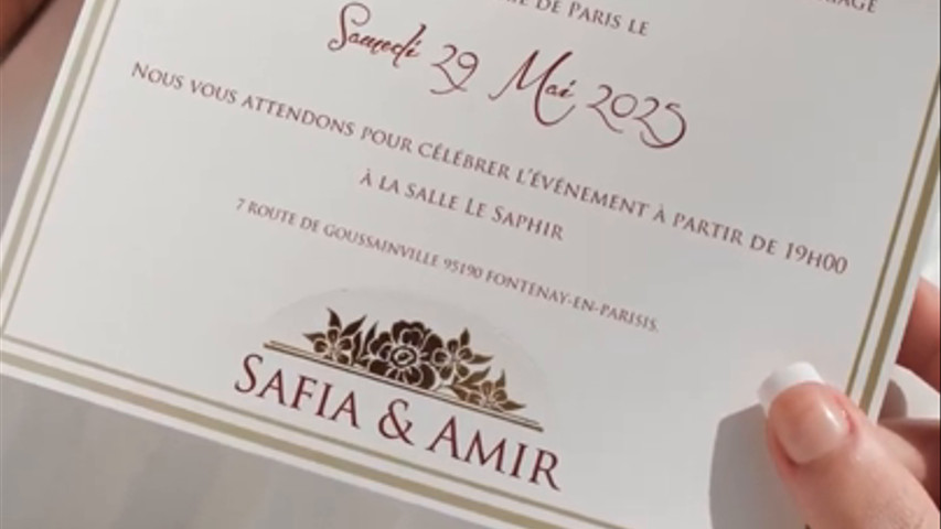 Faire part mariage