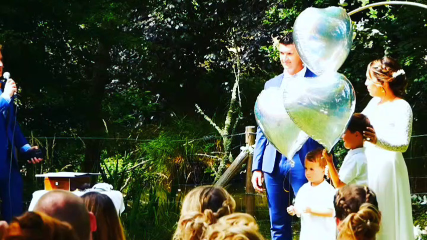 Rituel du lâcher de ballons !