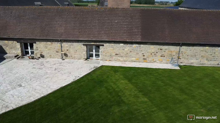 La bergerie vue du ciel