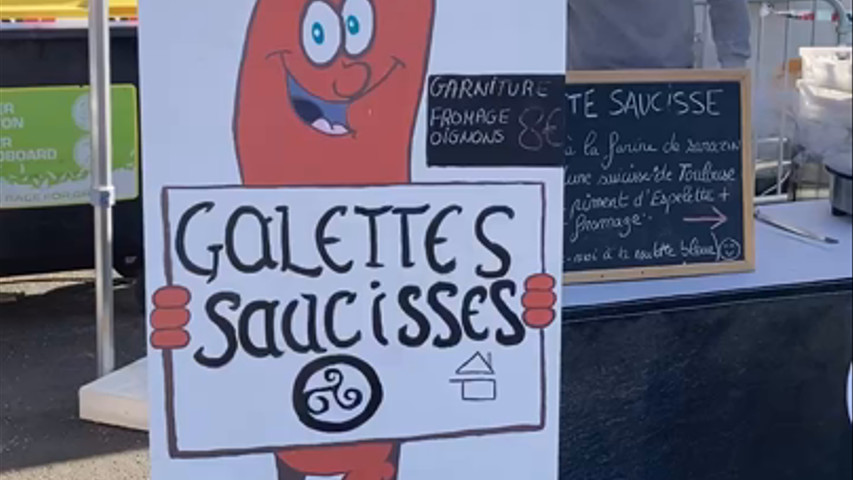 La galette saucisse 