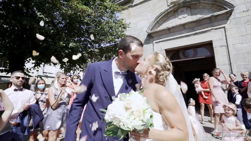 Mariage Eugénie Le Sommer et Florian Dariel 