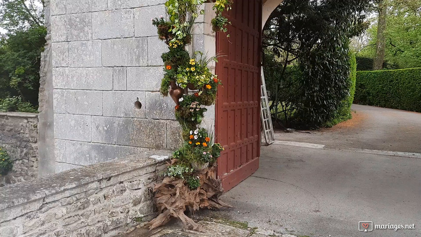 Décor de la porte Château de Mornay