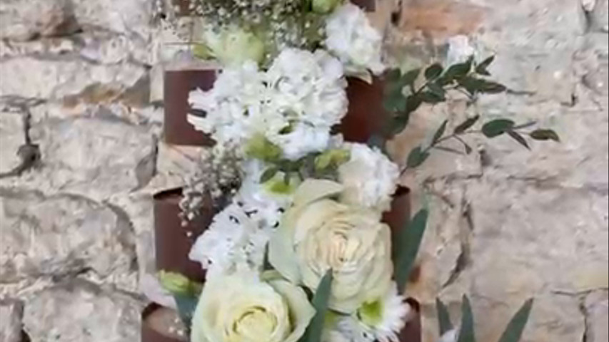 Décor floral Gâteau étage