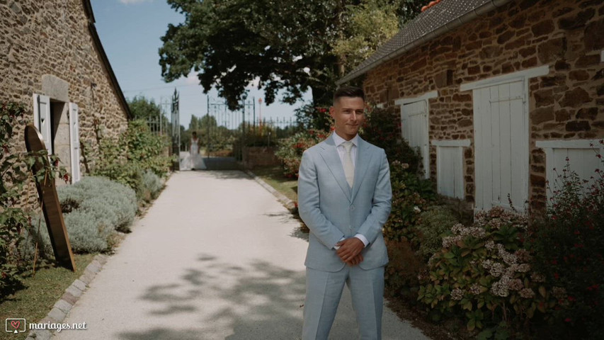 Découverte de la marié et arrivée Mairie