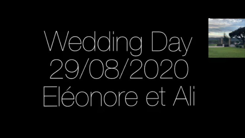 Eleonore et Ali 29 août 2020