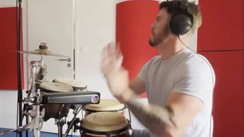 Session en studio d'enregistrement 