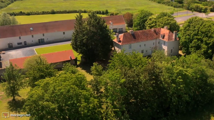 Domaine le Mesnil vu du ciel - Normandie Calvados