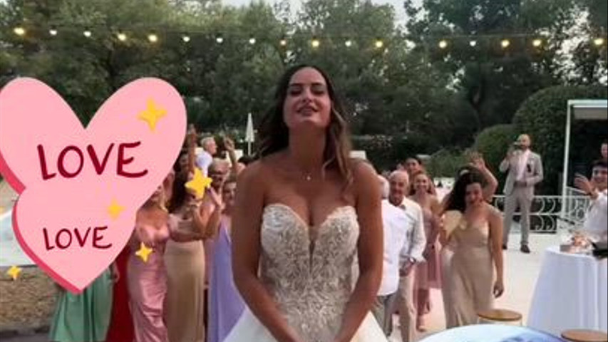 Lancé de bouquet 
