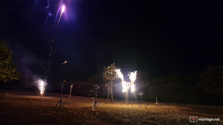 feux d'artifice mariage 2025