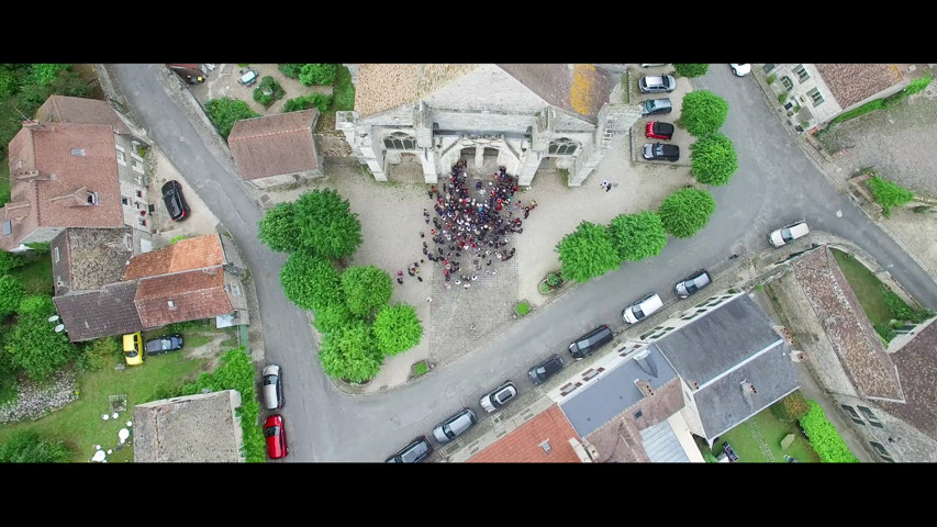 Mariage par drone - Courson Monteloup