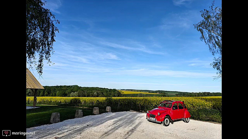 Préau vue campagne 
