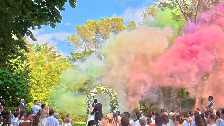 Fusées de couleurs