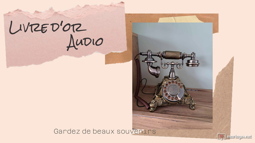 Publication livre d'or audio