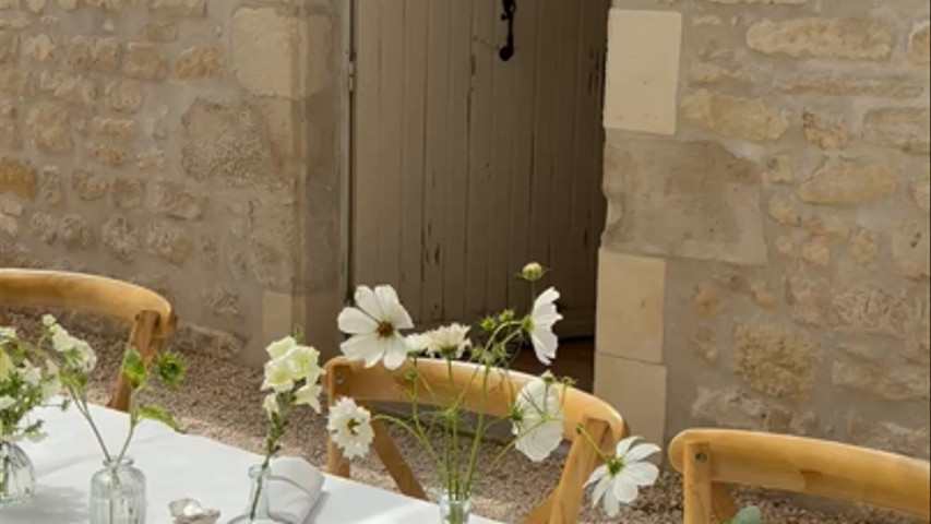 Table de soliflores A&A