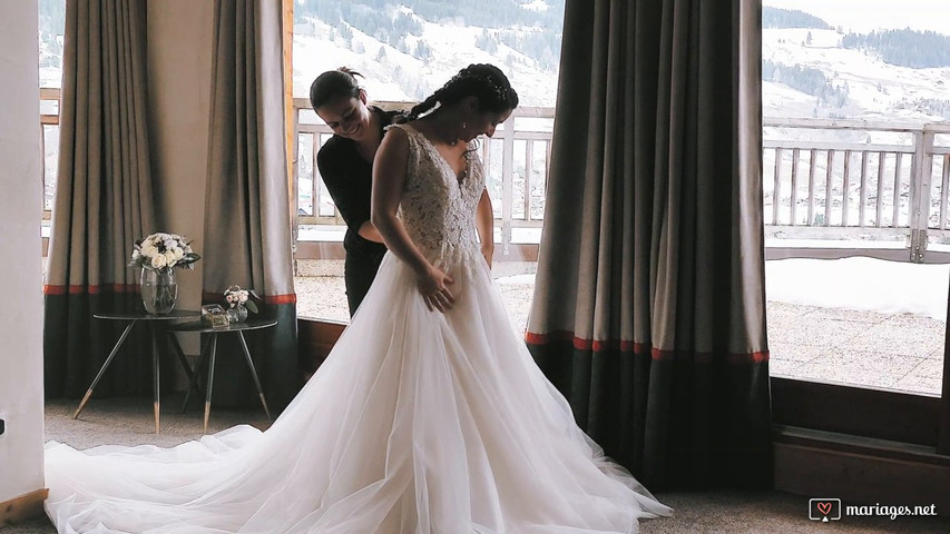 Un mariage à Megève