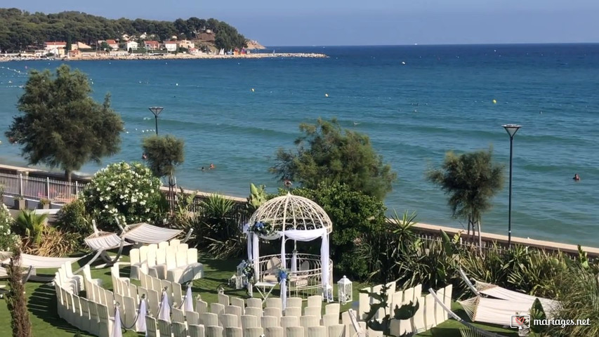 Mariage de rêve en bord de mer