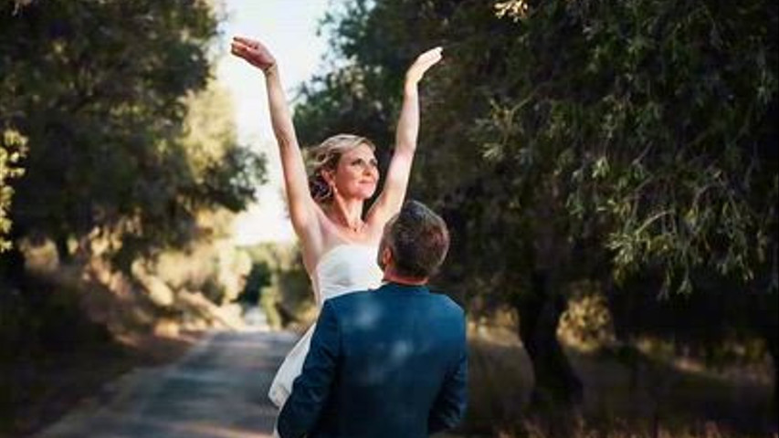 Photo de couple au domaine de l'Ale