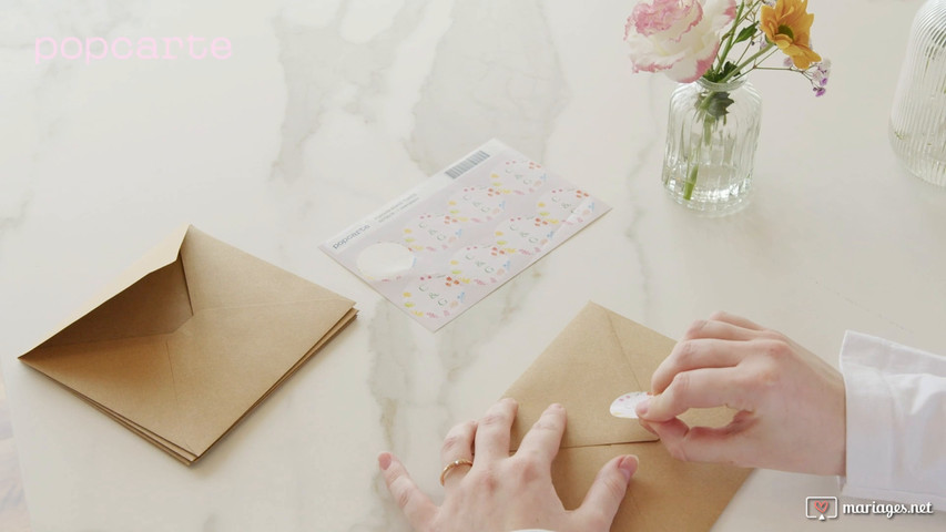 Faire-part de mariage Popcarte