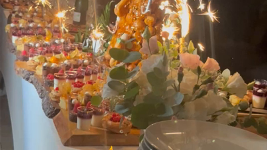 Mignardises et pièce montée 