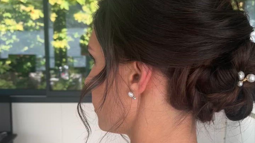 Chignon mariée, réflexion sur le voile