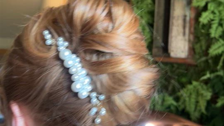 Chignon banane revisité 