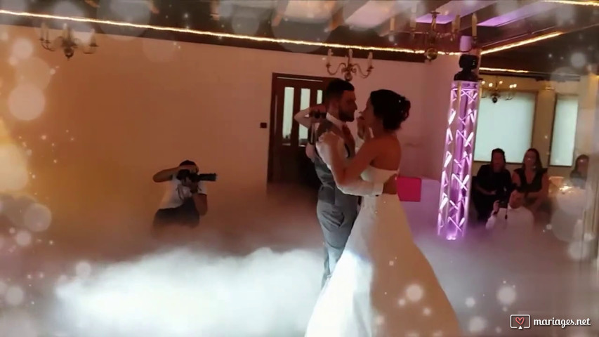 Fumee lourde & feux d'artifices pour ouverture de bal