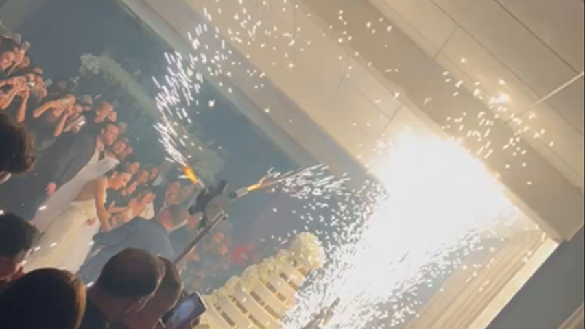 Show gâteau des mariés 