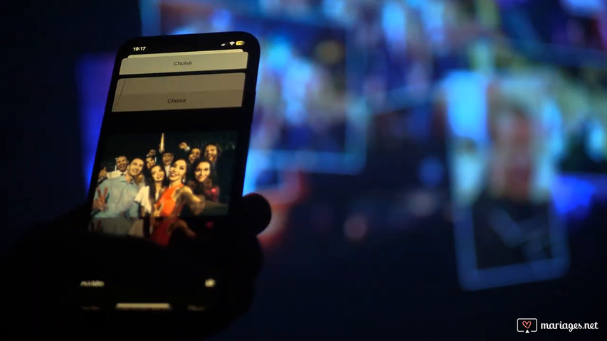 Mur de photos interactif 