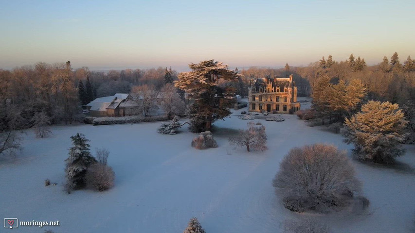 Vue enneigée Chesnay-Haguest